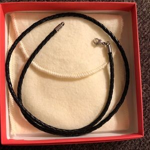 James Avery leather necklace